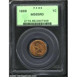 1889 1C MS65 Red PCGS.