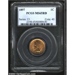 1897 1C MS65 Red PCGS.