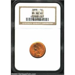 1898 1C MS66 Red NGC.