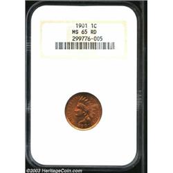 1901 1C MS65 Red NGC.