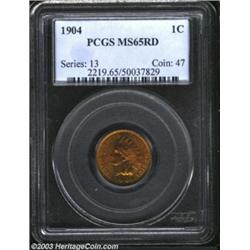 1904 1C MS65 Red PCGS.