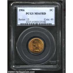 1906 1C MS65 Red PCGS.