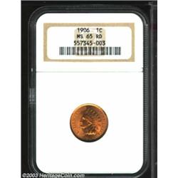 1906 1C MS65 Red NGC.