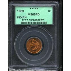1909 1C MS65 Red PCGS.