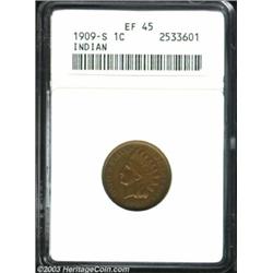 1909-S 1C XF45 ANACS.