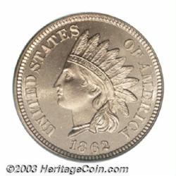 1862 1C PR66 Cameo PCGS.