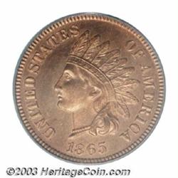 1865 1C PR65 Red PCGS.