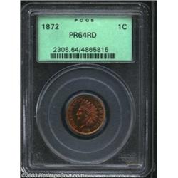 1872 1C PR64 Red PCGS.