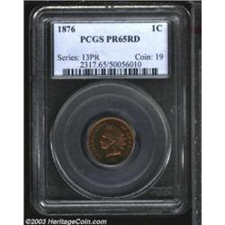 1876 1C PR65 Red PCGS.