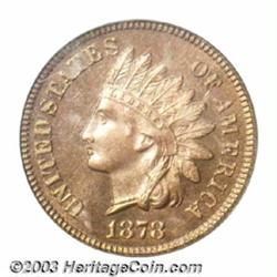 1878 1C PR66 Red PCGS.