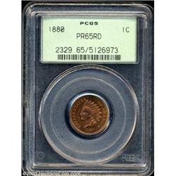1880 1C PR65 Red PCGS.
