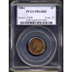 1884 1C PR64 Red PCGS.