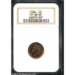 1884 1C PR66 Red NGC.