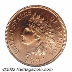 1897 1C PR65 Cameo PCGS.