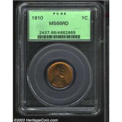 1910 1C MS66 Red PCGS.