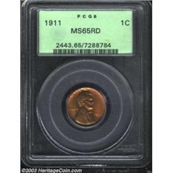 1911 1C MS65 Red PCGS.