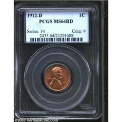 1912-D 1C MS64 Red PCGS.