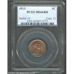 1913 1C MS66 Red PCGS.