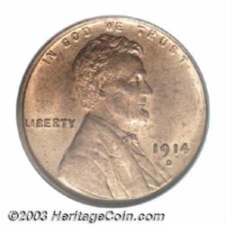 1914-D 1C MS64 Red PCGS.
