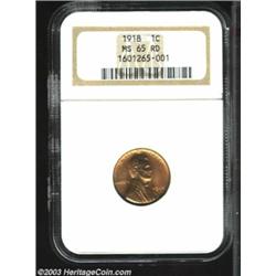 1918 1C MS65 Red NGC.