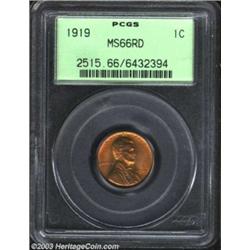 1919 1C MS66 Red PCGS.