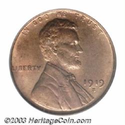 1919-S 1C MS65 Red ICG.