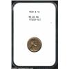 Image 1 : 1920-S 1C MS65 Red and Brown NGC.