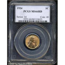 1924 1C MS66 Red PCGS.
