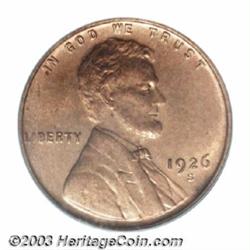 1926-S 1C MS64 Red PCGS.