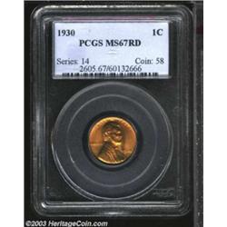 1930 1C MS67 Red PCGS.