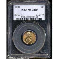 1938 1C MS67 Red PCGS.