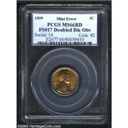 1939 1C MS66 Red PCGS.