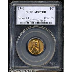 1940 1C MS67 Red PCGS.