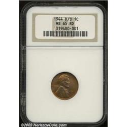 1944-D/S 1C MS65 Red NGC.