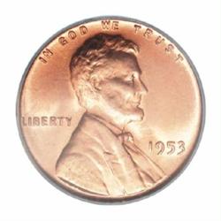 1953 1C MS67 Red PCGS.