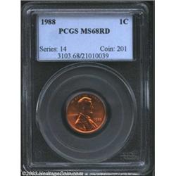 1988 1C MS68 PCGS.