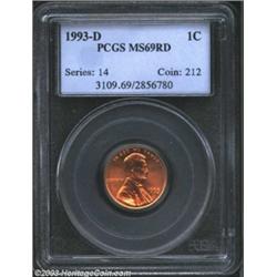 1993-D 1C MS69 Red PCGS.