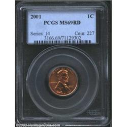 2001 1C MS69 Red PCGS.