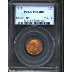 1912 1C PR64 Red PCGS.
