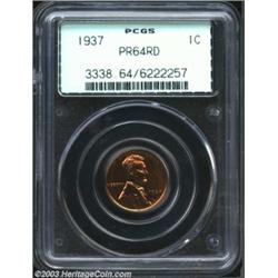 1937 1C PR64 Red PCGS.