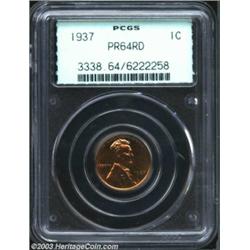 1937 1C PR64 Red PCGS.