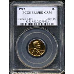 1942 1C PR65 Cameo PCGS.