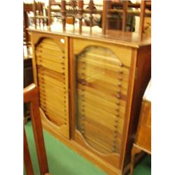 19c mahogany collector's cabinet comprising forty drawers, the cabinet is cross banded and inlaid…