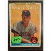 Image 1 : 1958 Topps Roger Maris Rookie Card #47