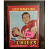 Image 1 : 1971 Topps Len Dawson Football Card #180