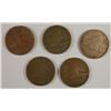 Image 1 : (5) 1857 FLYING EAGLE CENTS