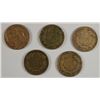 Image 2 : (5) 1857 FLYING EAGLE CENTS