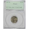 Image 1 : 1876 THREE CENT NICKEL PCGS MS-64 (OGH)