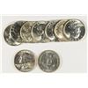 Image 1 : (9) GEM BU SILVER WASHINGTON QUARTERS, DATED 1953 - 1960