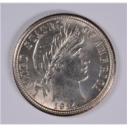 1914 BARBER DIME MS-64